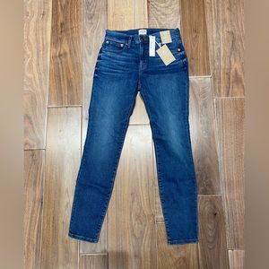 JCREW Denim 9” High-Rise Toothpick size 26 NWT